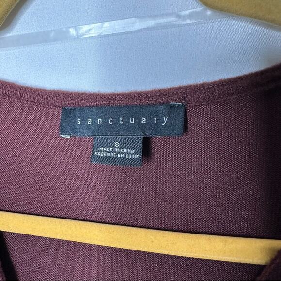 SANCTUARY Faux Wrap Sweater Dress NWOT in Small - Picture 2 of 5